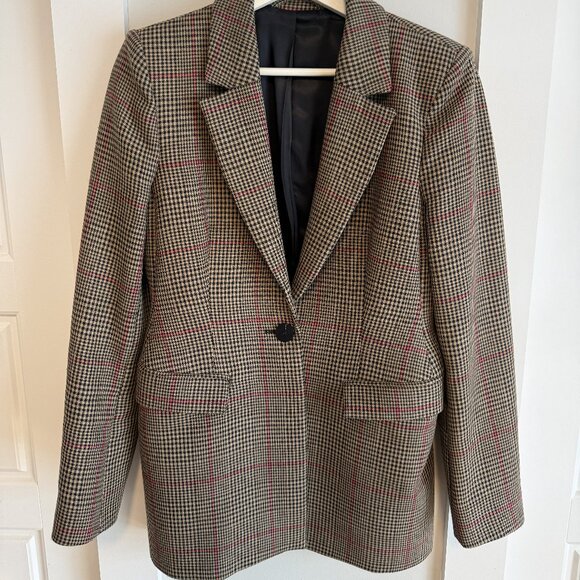 & Other Stories Hourglass Plaid Blazer - Picture 3 of 5